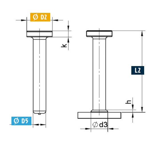 schema prigioniero piolo connettore tipo sd1