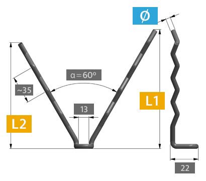 ancoraggio tondo FIA saldatura ad arco