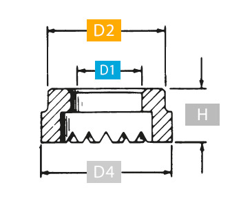 Disegno tecnico ferule RF